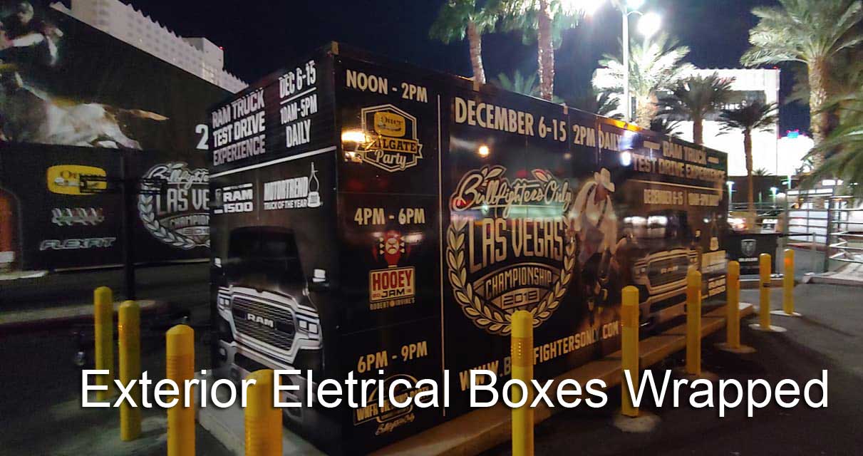 Exterior Eletrical Boxes Wrapped